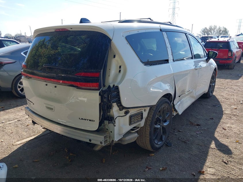 Vin: 2c4rc1gg5sr535163, lot: 46830938, chrysler pacifica limited 20254