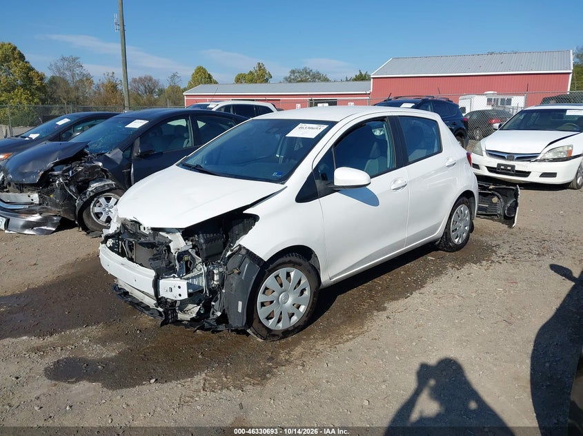 Vin: vnkktud37ha085136, lot: 46830946, toyota yaris l 20172