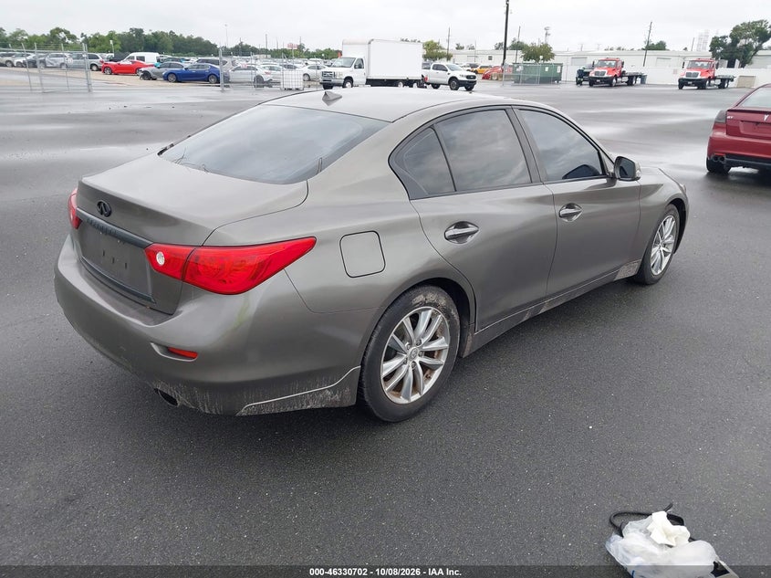 Vin: jn1bv7ap3em687119, lot: 46830955, infiniti q50 20144