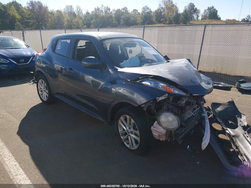 Vin: jn8af5mr2et354489, lot: 46830958, nissan juke s 20141