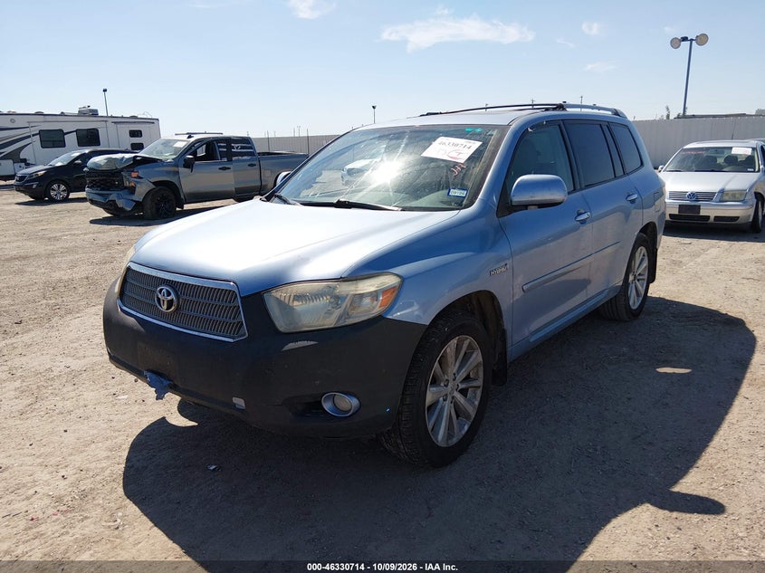 TOYOTA HIGHLANDER HYBRID 2009 VIN JTEEW44A392028127