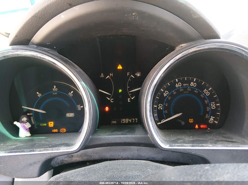 TOYOTA HIGHLANDER HYBRID 2009 VIN JTEEW44A392028127