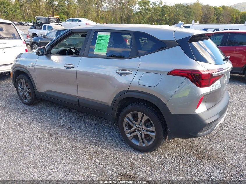 Vin: kndepcaa2m7112595, lot: 46830989, kia seltos lx 20213
