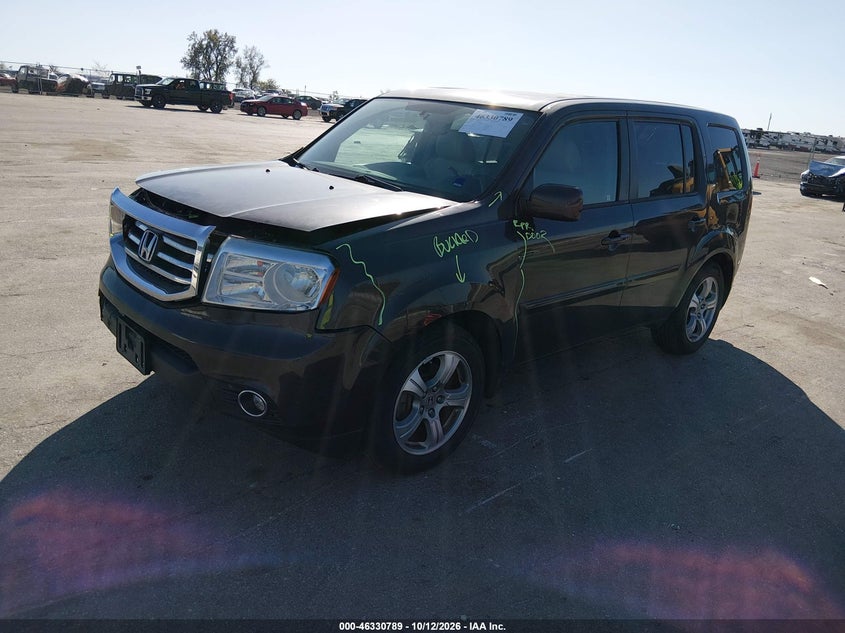 Vin: 5fnyf4h51eb041108, lot: 46831042, honda pilot ex-l 20142