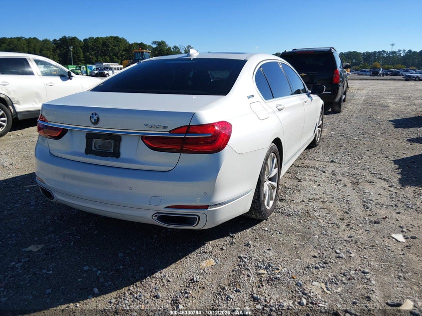 Vin: wba7j2c55jb246317, lot: 46831047, bmw 740e xdrive iperformance 20184