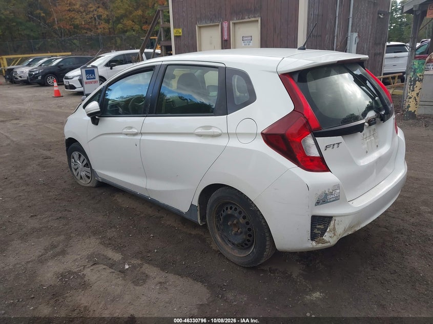 Vin: jhmgk5h57gs006896, lot: 46831049, honda fit lx 20163