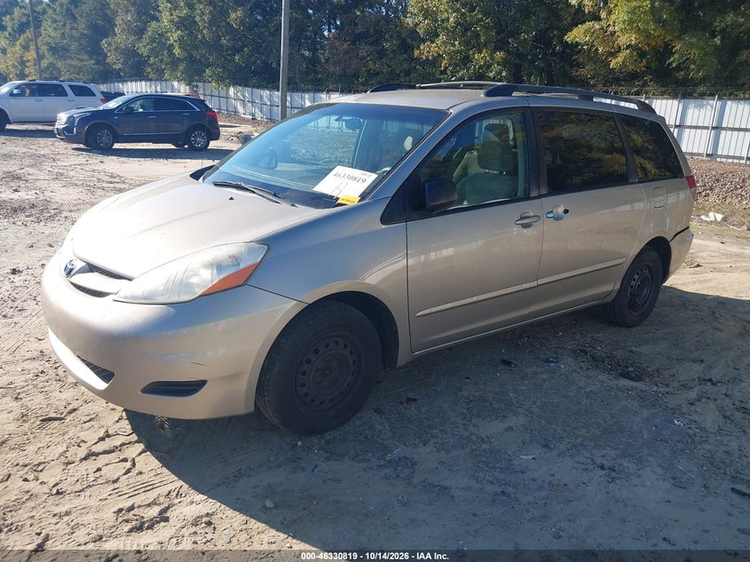 2006 Toyota Sienna Le, Удар сзади, IAAI, VIN 5TDZA23C76S460686 — фото 2