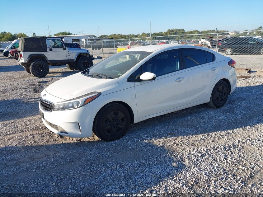 Vin: 3kpfk4a70he014250, lot: 46831104, kia forte lx 20172