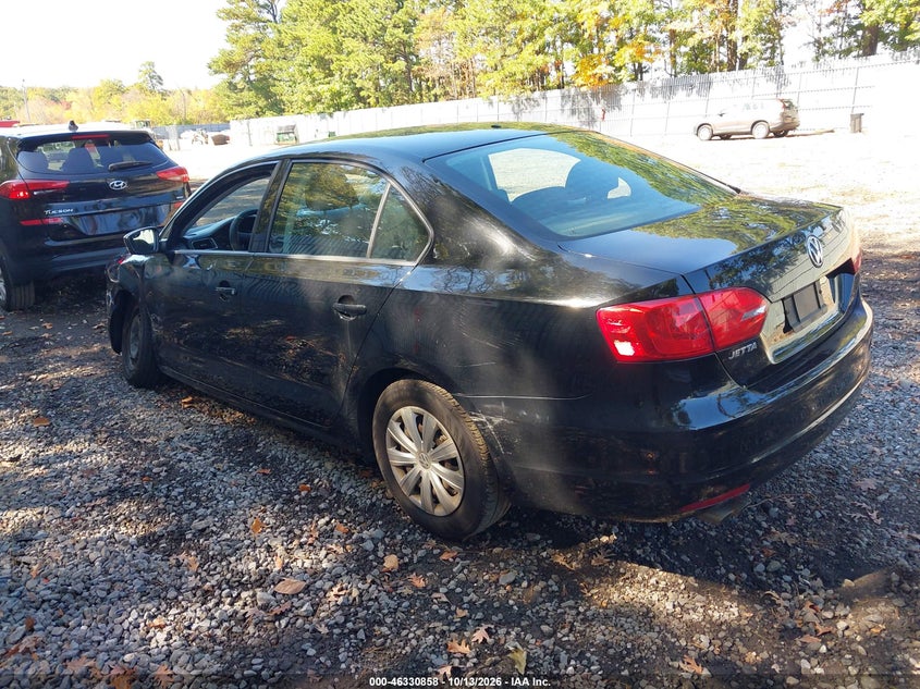Vin: 3vw2k7ajxdm267410, lot: 46831111, volkswagen jetta 2.0l s 20133