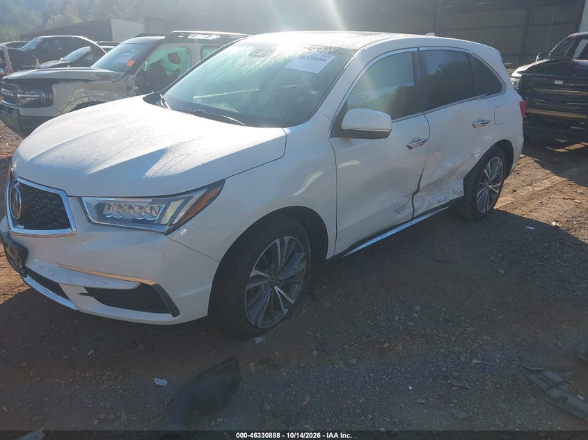 Vin: 5j8yd4h55kl013196, lot: 46831141, acura mdx tech pkg 20192