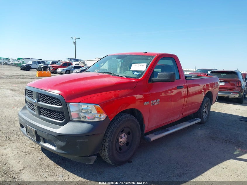 Vin: 3c6jr6dtxgg220826, lot: 46831209, ram 1500 tradesman 20162