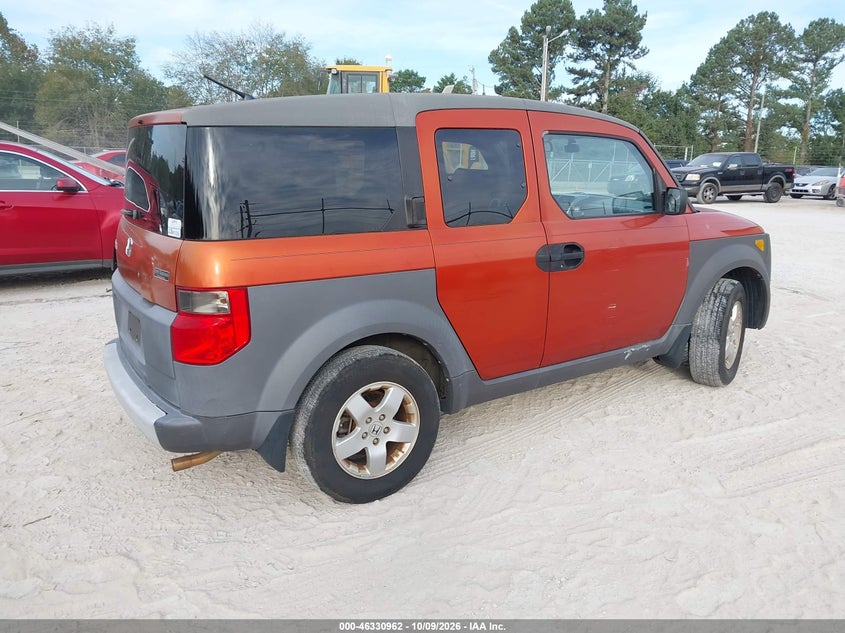 HONDA ELEMENT 2004 VIN 5J6YH18684L009909