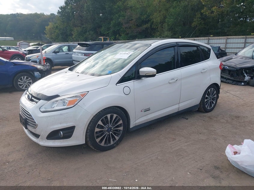 Vin: 1fadp5fu4hl104785, lot: 46831235, ford c-max energi titanium 20172
