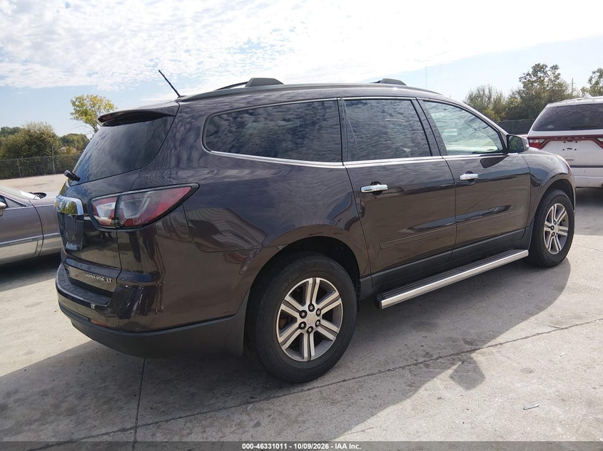 Vin: 1gnkrhkd9fj209437, lot: 46831264, chevrolet traverse 2lt 20154