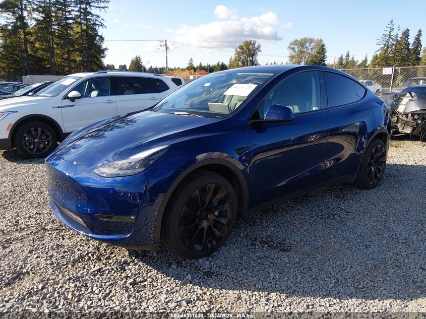 Vin: 7saygdee4rf051562, lot: 46831291, tesla model y long range dual motor all-wheel drive 20242