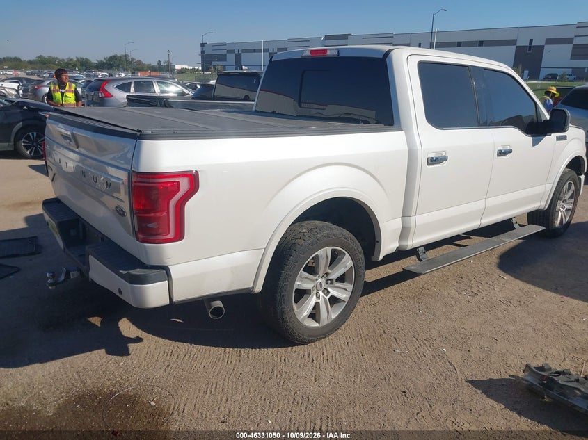 Vin: 1ftew1eg7gfb23060, lot: 46831303, ford f-150 platinum 20164