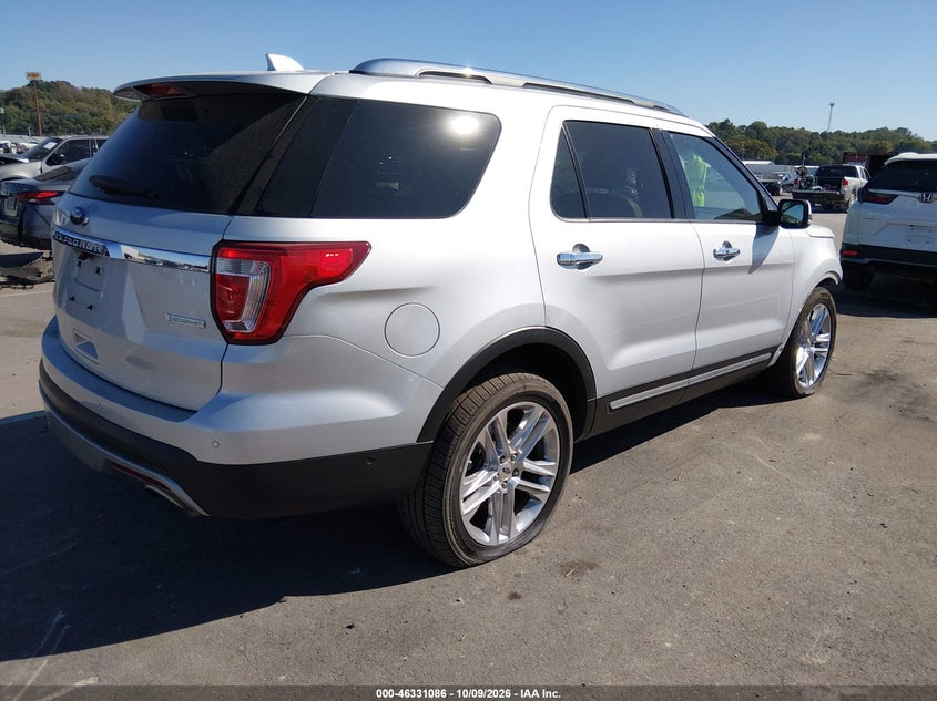 Vin: 1fm5k7fh2hgb62507, lot: 46831339, ford explorer limited 20174