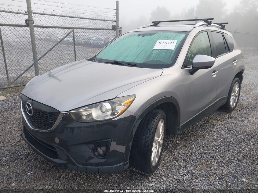 Vin: jm3ke4dy0e0328289, lot: 46831377, mazda cx-5 grand touring 20142