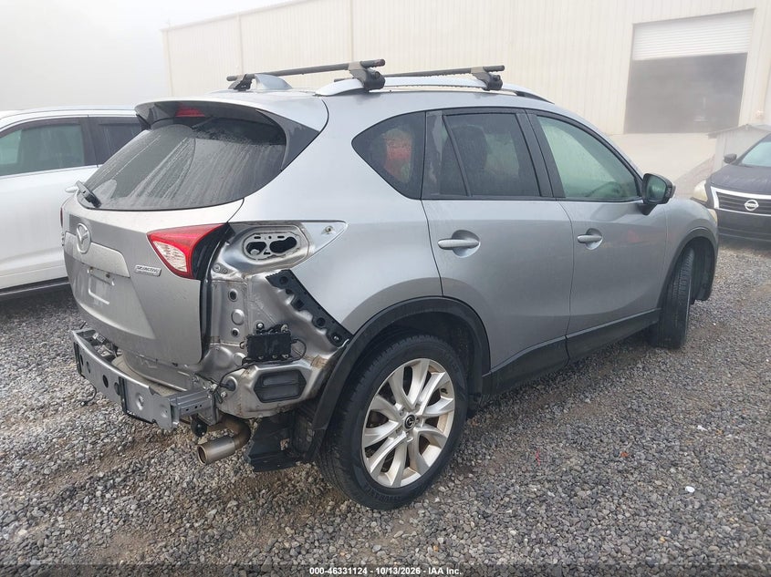 Vin: jm3ke4dy0e0328289, lot: 46831377, mazda cx-5 grand touring 20144