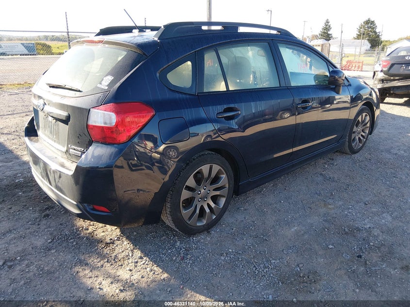 Vin: jf1gpar62eh271003, lot: 46831393, subaru impreza 2.0i sport limited 20144