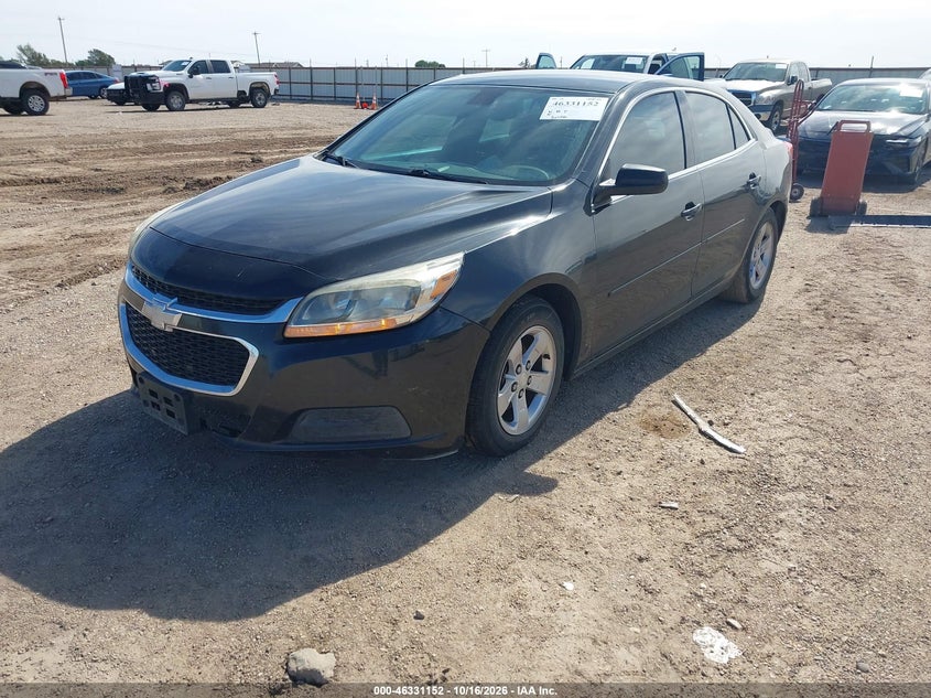 Vin: 1g11b5slxef153484, lot: 46831405, chevrolet malibu 1ls 20142