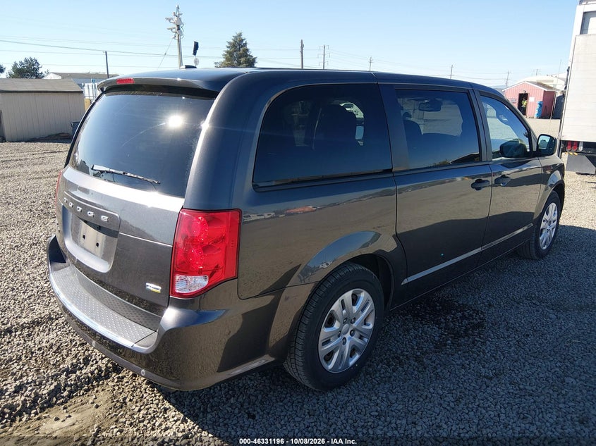 Vin: 2c4rdgbg9kr669228, lot: 46831449, dodge grand caravan se 20194