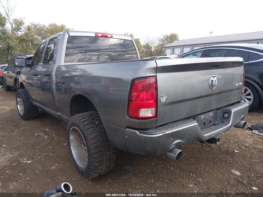 Vin: 1c6rd7ft8cs261026, lot: 46831457, ram 1500 st 20123