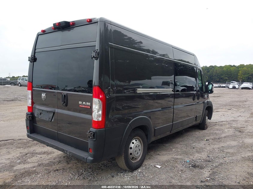 Vin: 3c6lrvdg0me582015, lot: 46831489, ram promaster 2500 high roof 159 wb 20214