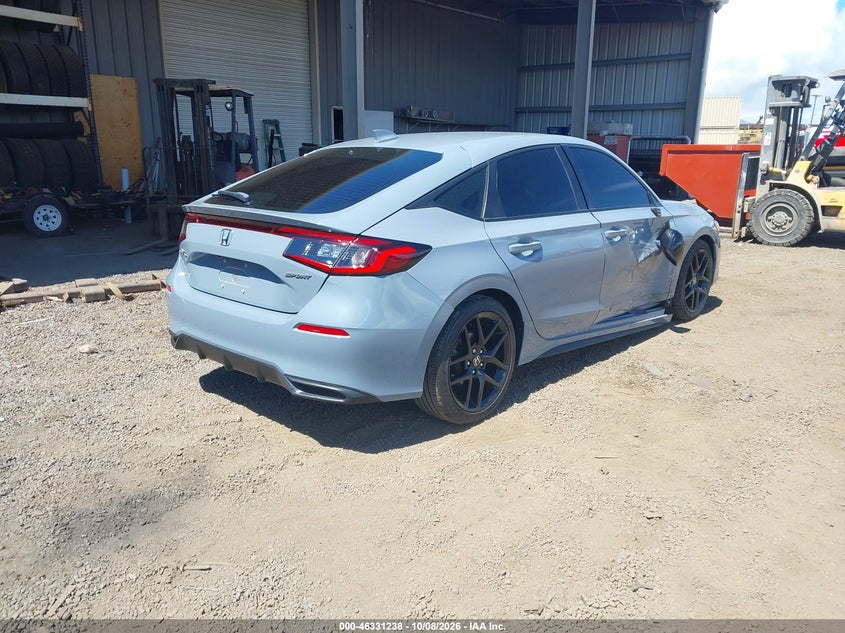 Vin: 19xfl2h87pe004491, lot: 46831491, honda civic sport 20234
