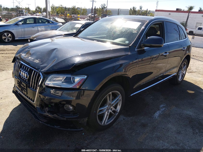 Vin: wa1lfafp1fa105987, lot: 46831500, audi q5 2.0t premium 20152