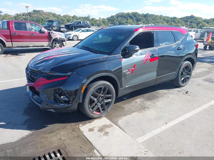 Vin: 3gnkbbra6ks700005, lot: 46831509, chevrolet blazer 20192