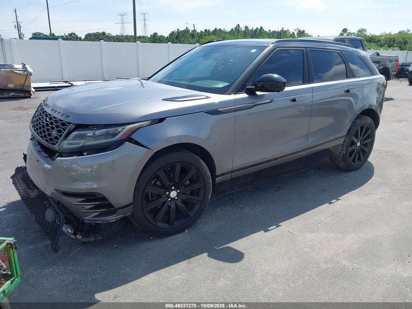 Vin: salyk2ex0la238677, lot: 46831523, land rover range rover velar p250 r-dynamic s 20202