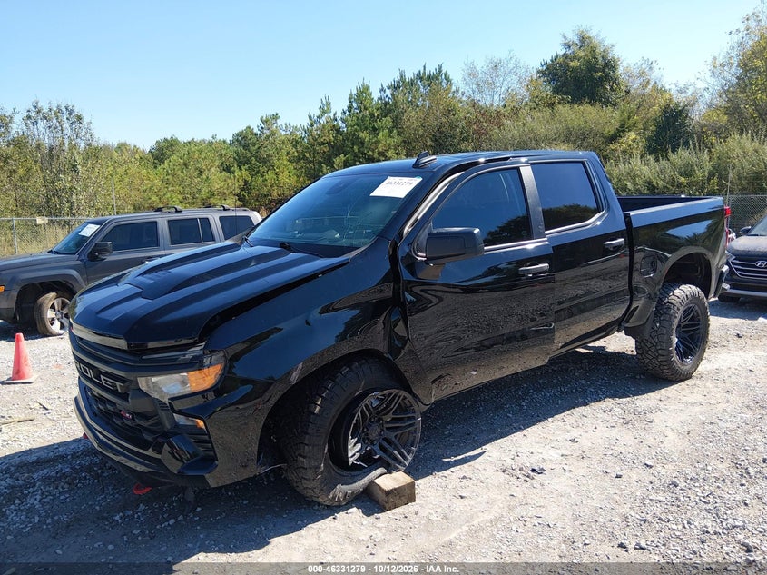 Vin: 3gcpkcek7sg250743, lot: 46831532, chevrolet silverado 1500 4wd  short bed custom trail boss 20252