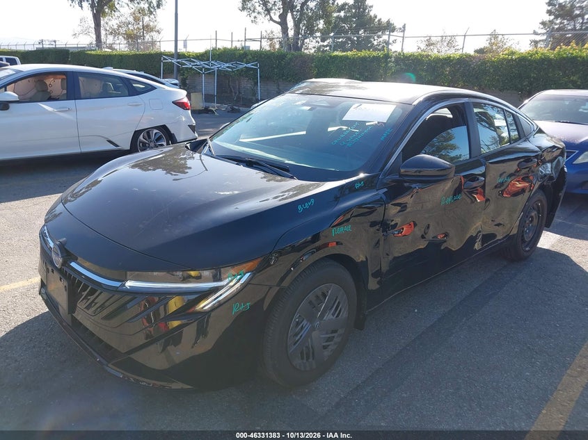 Vin: 3n1ab9bv8ty317761, lot: 46831636, nissan sentra s 20262