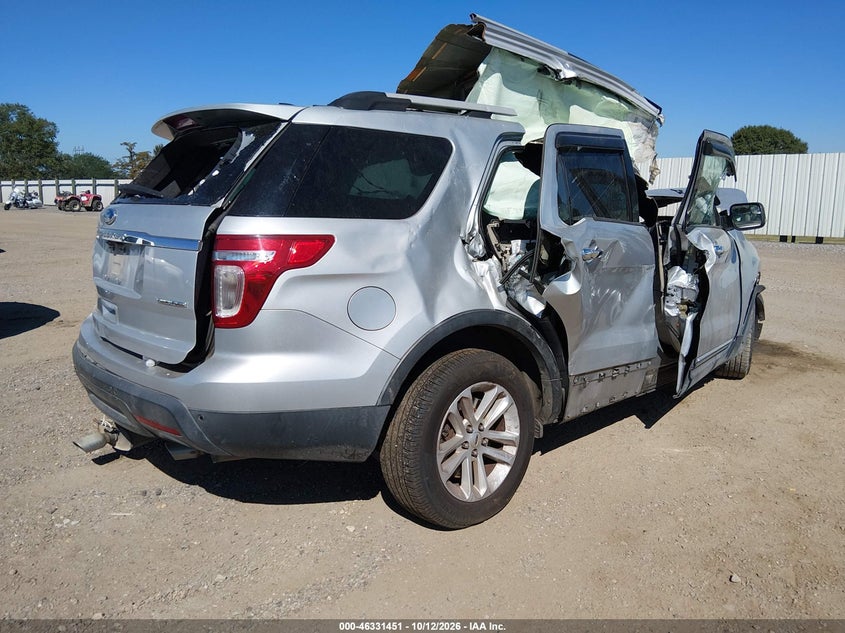 Vin: 1fm5k7d87ega96826, lot: 46831704, ford explorer xlt 20144