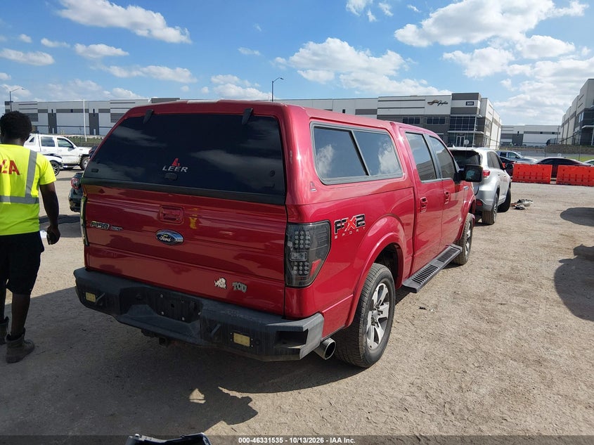 Vin: 1ftfw1ct0bkd64897, lot: 46831788, ford f-150 fx2 20114