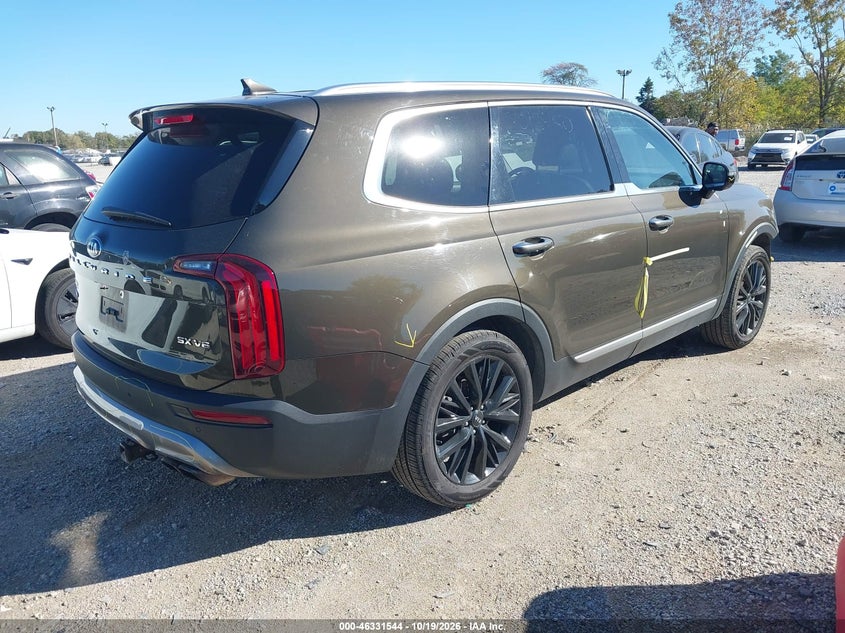 Vin: 5xyp5dhc7lg003417, lot: 46831797, kia telluride sx 20204