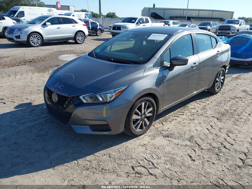Vin: 3n1cn8ev5ll885467, lot: 46831865, nissan versa sv xtronic cvt 20202
