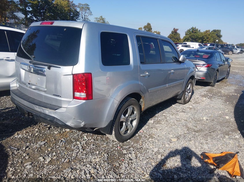 Vin: 5fnyf4h65fb040229, lot: 46831895, honda pilot ex-l 20154