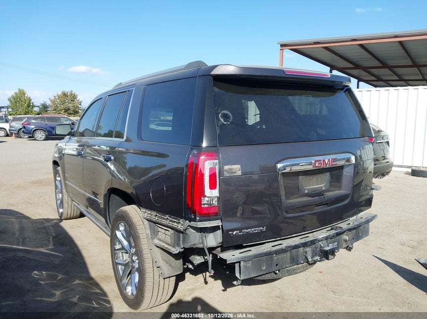 Vin: 1gks2ckj6gr394026, lot: 46831906, gmc yukon denali 20163