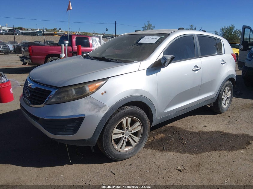 Vin: kndpb3a24b7059329, lot: 46831913, kia sportage lx 20112