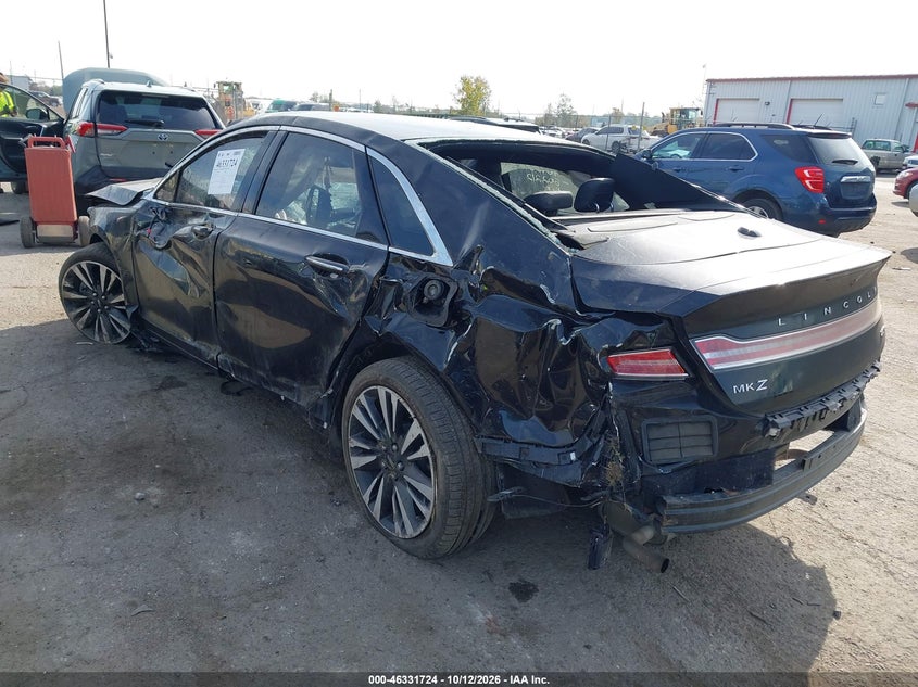 Vin: 3ln6l5f96kr602212, lot: 46831977, lincoln mkz reserve ii 20193