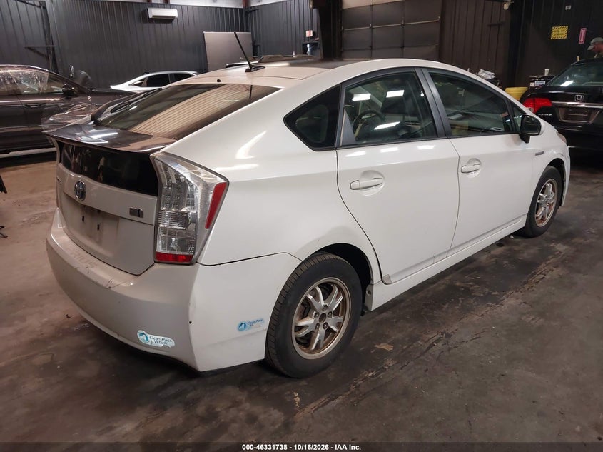 Vin: jtdkn3du9b1398606, lot: 46831991, toyota prius four 20114