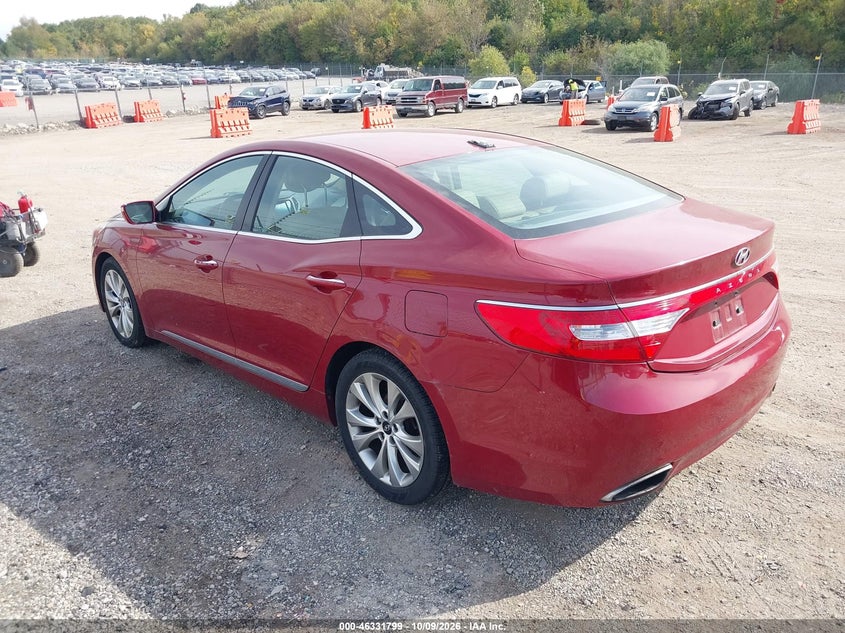Vin: kmhfg4jgxda247255, lot: 46832052, hyundai azera 20133
