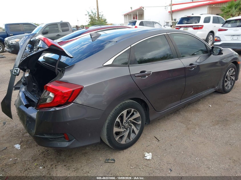 Vin: 19xfc2f78he213959, lot: 46832059, honda civic ex 20174