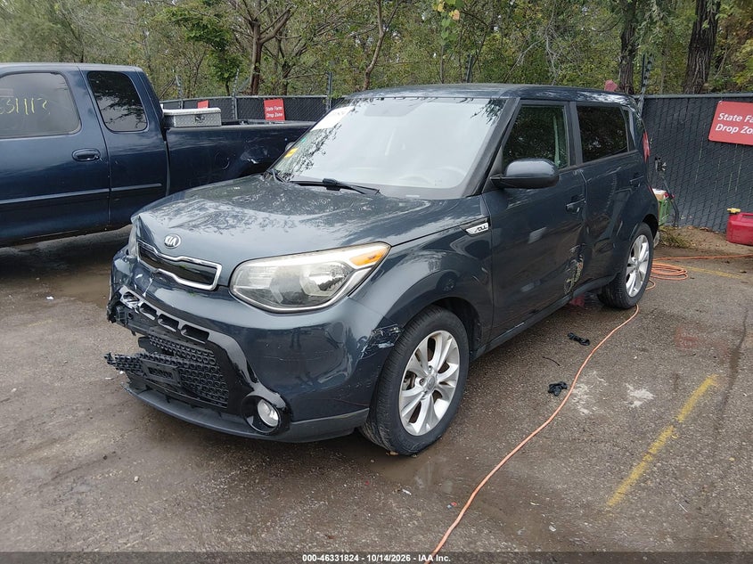 Vin: kndjp3a50g7260914, lot: 46832077, kia soul + 20162