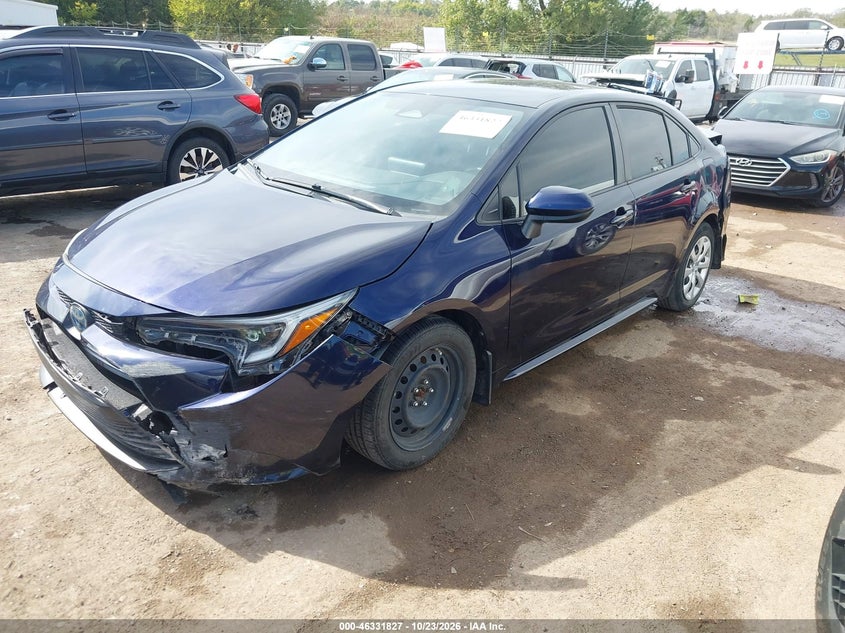 Vin: jtdbcmfe8pj004151, lot: 46832079, toyota corolla hybrid le 20232