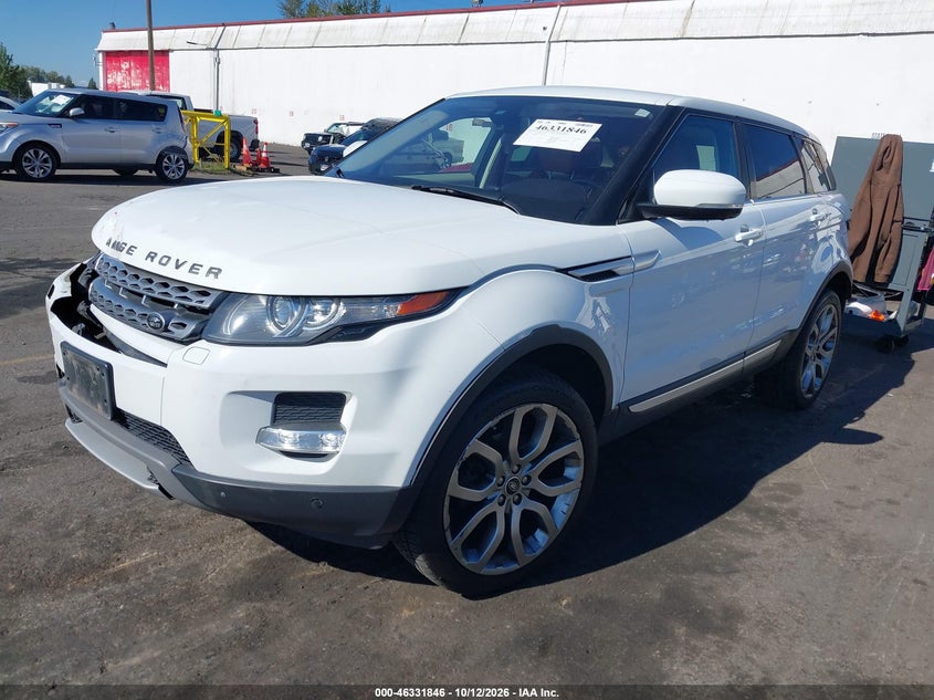 Vin: salvv2bg6dh831516, lot: 46832099, land rover range rover evoque pure 20132