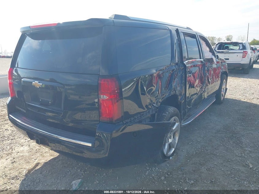 Vin: 1gnskkkc6fr274708, lot: 46832144, chevrolet suburban 1500 ltz 20154
