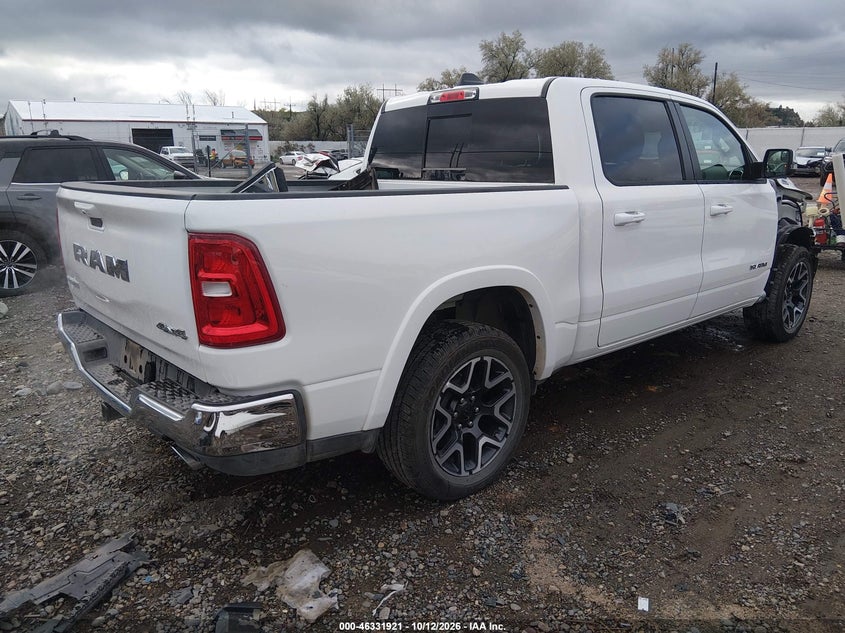 Vin: 3c6srfjp8t4164344, lot: 46832174, ram 1500 laramie  4x4 5'7 box 20264